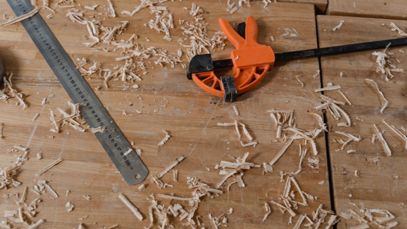 Compact toolbox with organized fastening tools and small hardware bins